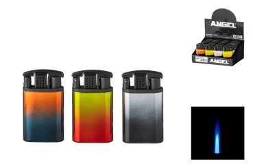 Feuerzeug Angel 1xJet Metallhülle Farbverlauf 3 Farben